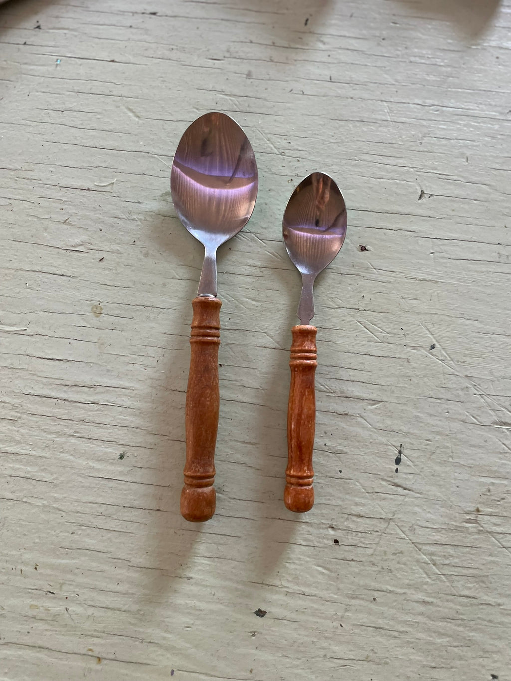 Wood Handled, Stainless Steel Flatware - Made in Taiwan