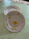 Sheffield "Sunshine" salad plates, set of 5.
