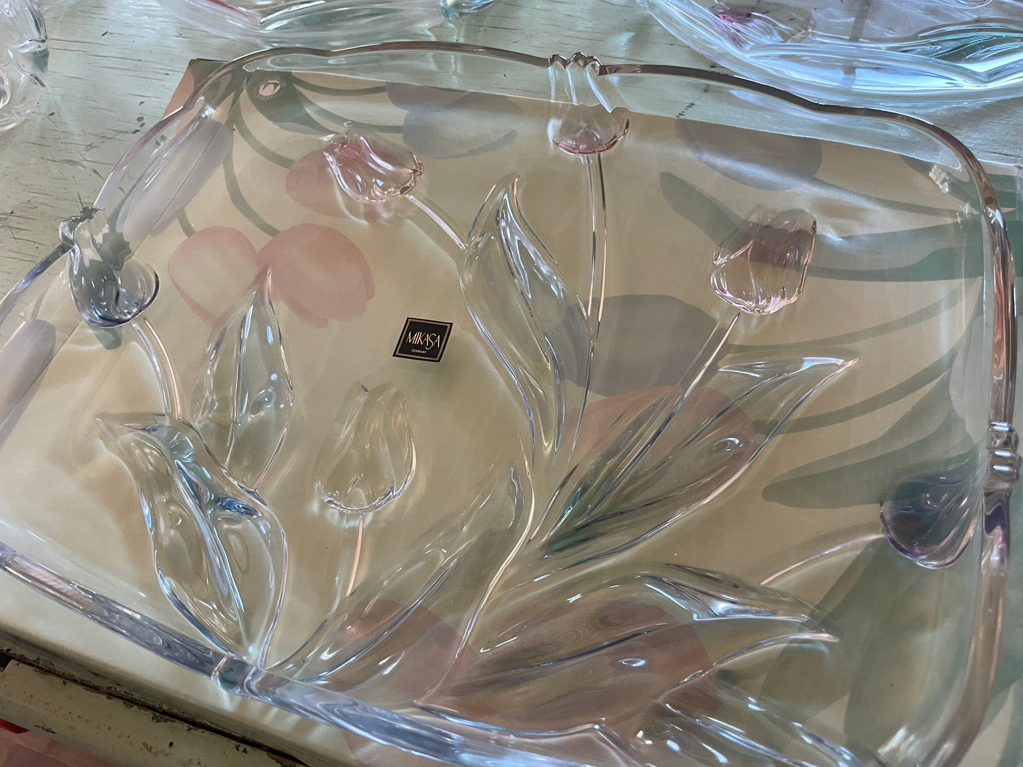Mikasa Tivoli Rectangular Hostess Platter - with original box and sticker!