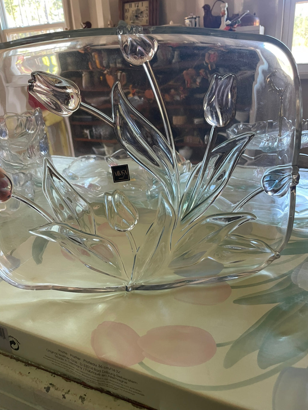 Mikasa Tivoli Rectangular Hostess Platter - with original box and sticker!