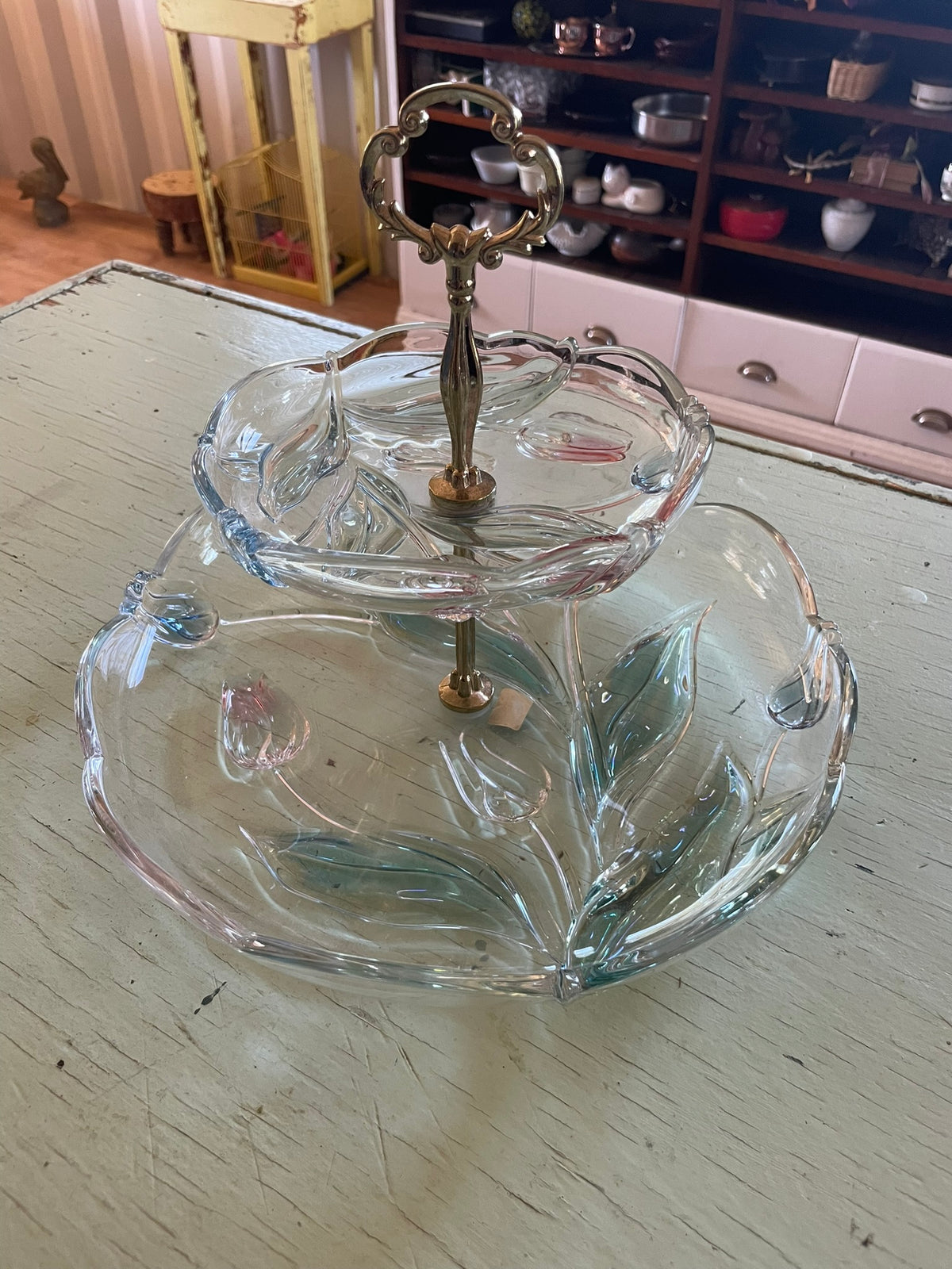 Mikasa Two Tier Tivoli Tidbit Server - with original sticker
