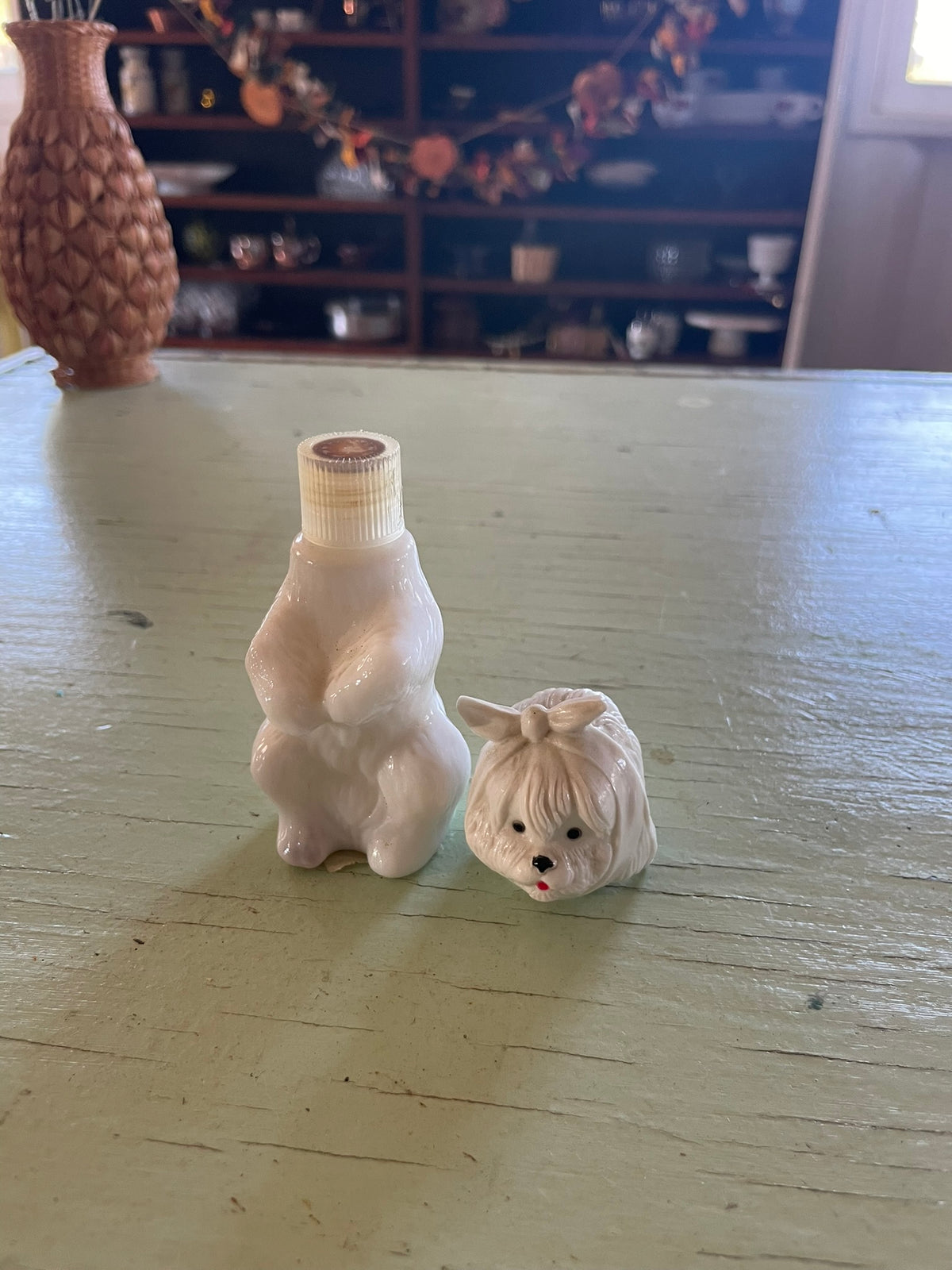 Vintage Avon "Sweet Tooth" Terrier Perfume Bottle