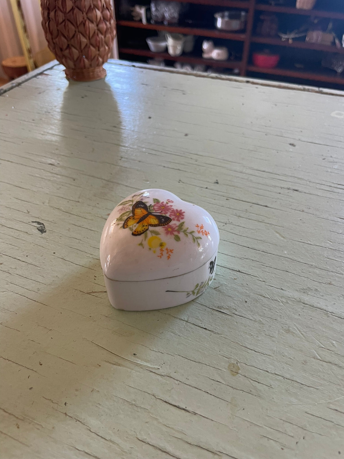 Floral Heart Trinket Box
