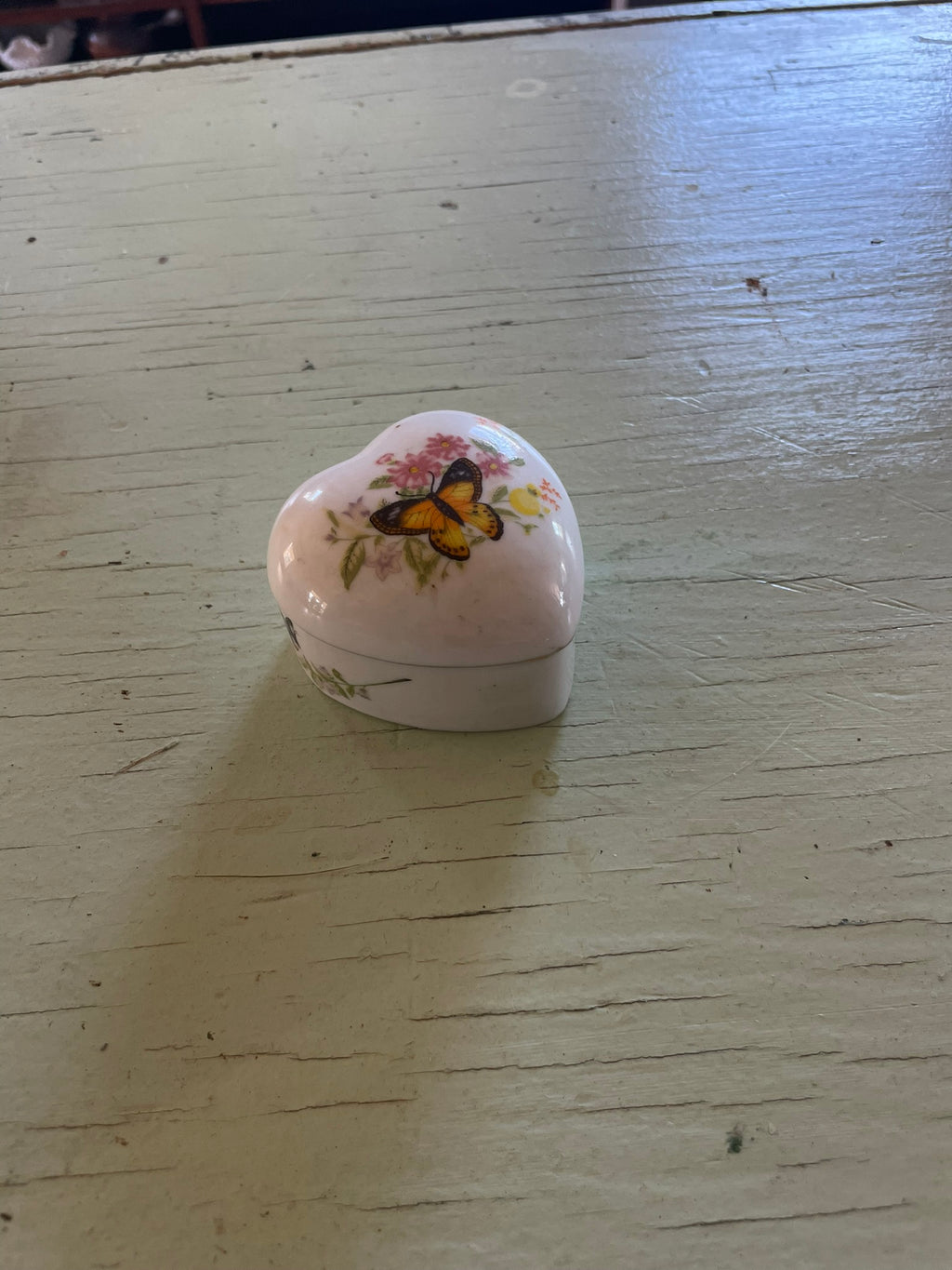 Floral Heart Trinket Box