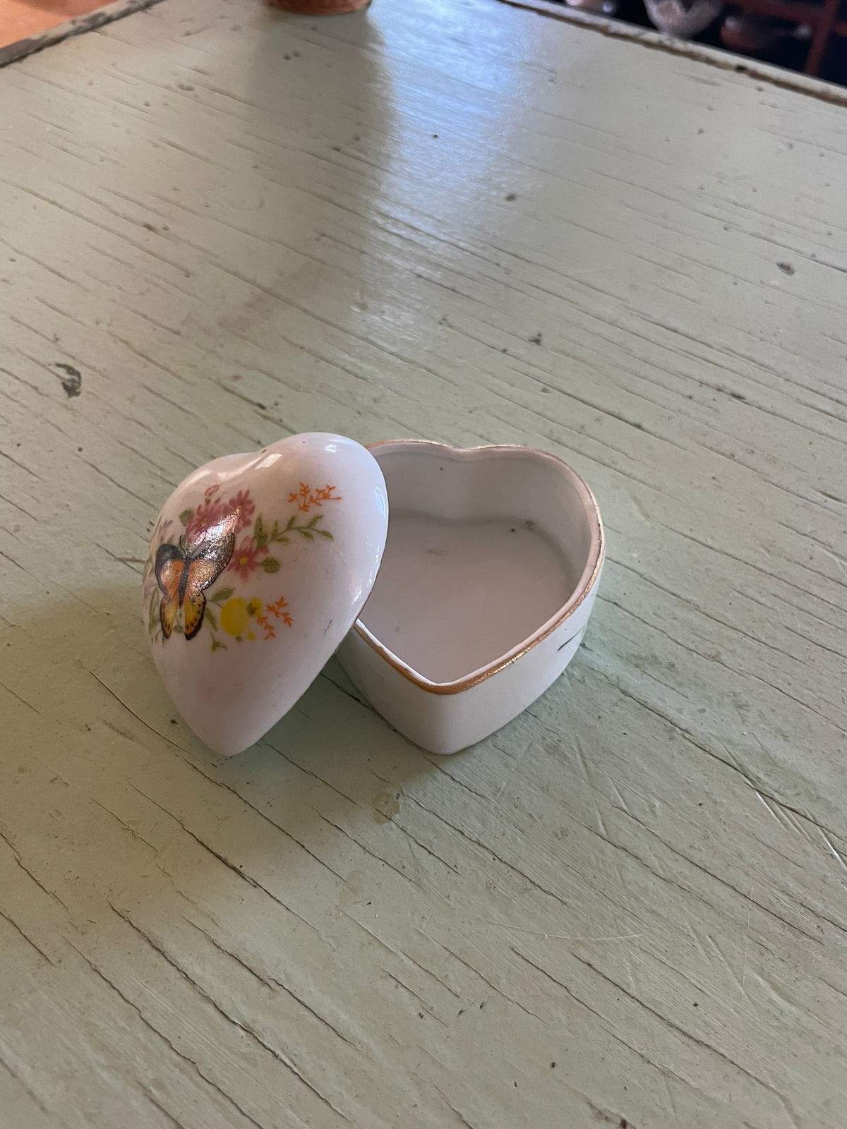 Floral Heart Trinket Box