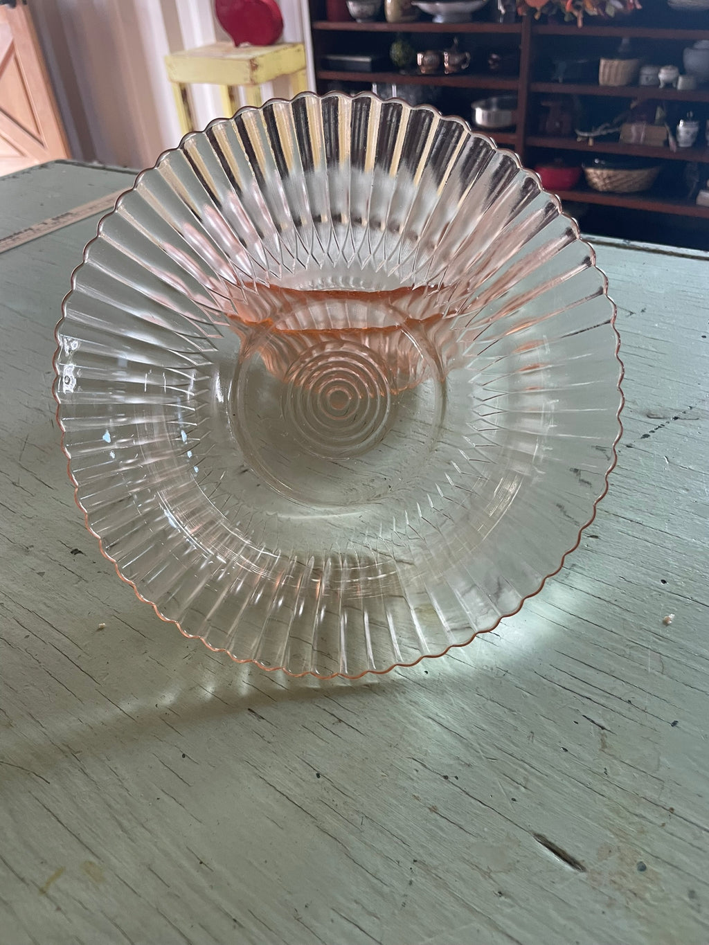 Pink Depression Glass Serving Bowls, Petalware by Macbeth Evans - Set of 3