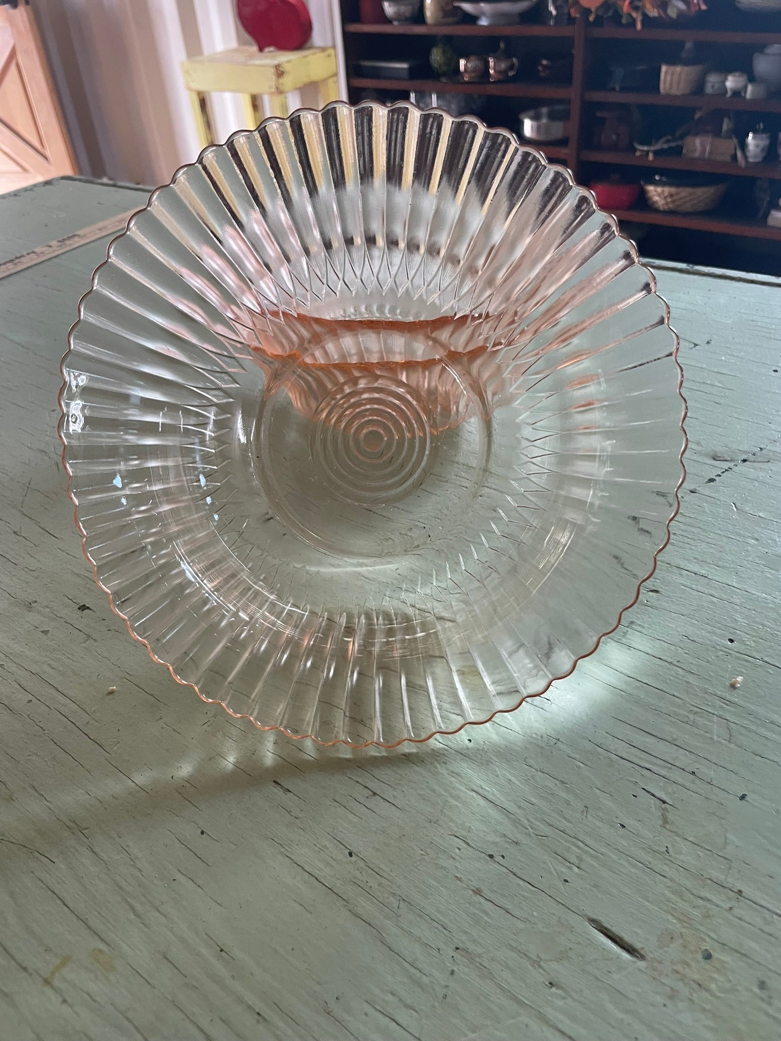Pink Depression Glass Serving Bowls, Petalware by Macbeth Evans - Set of 3