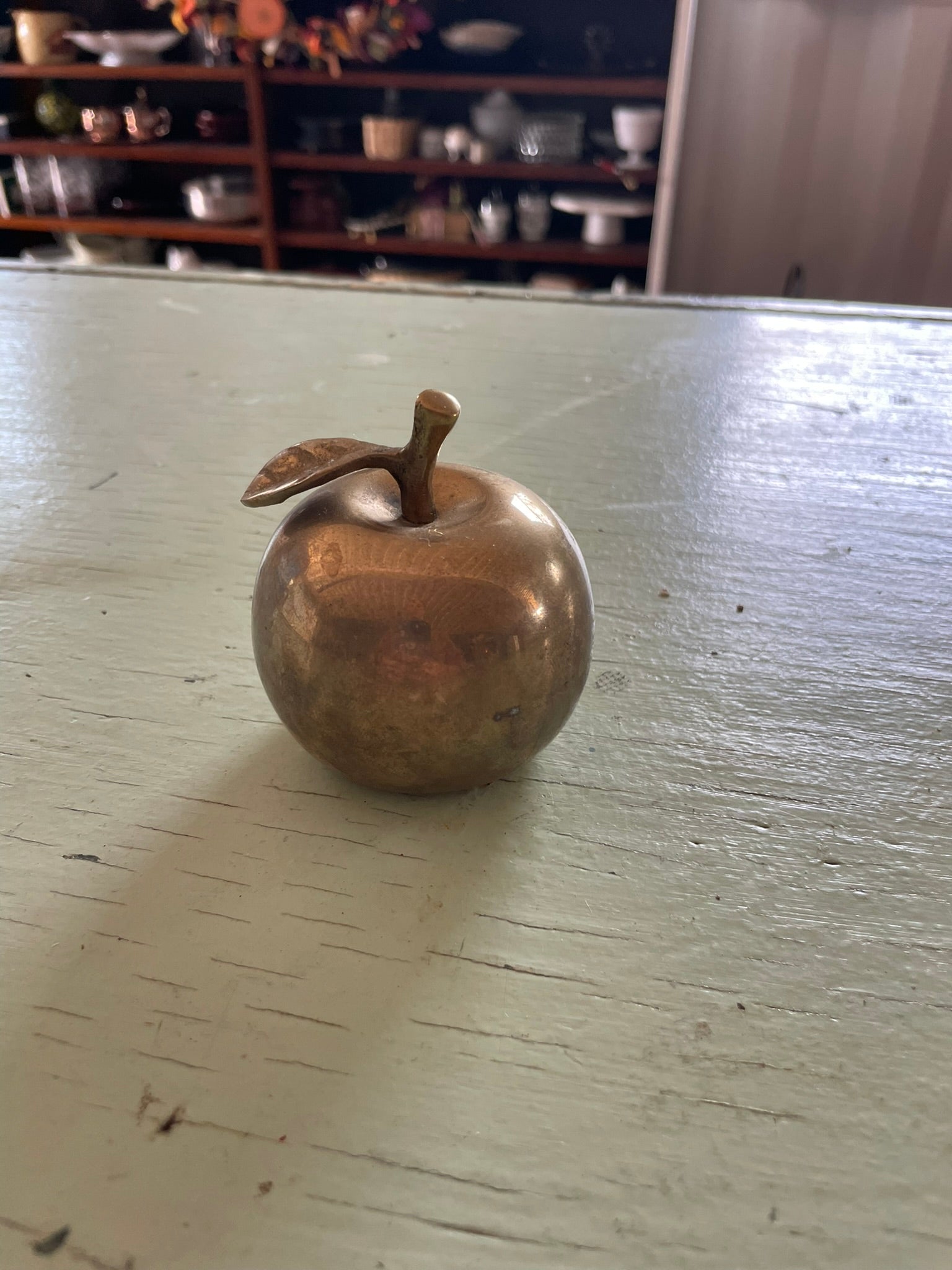 Vintage Brass Apple Bell