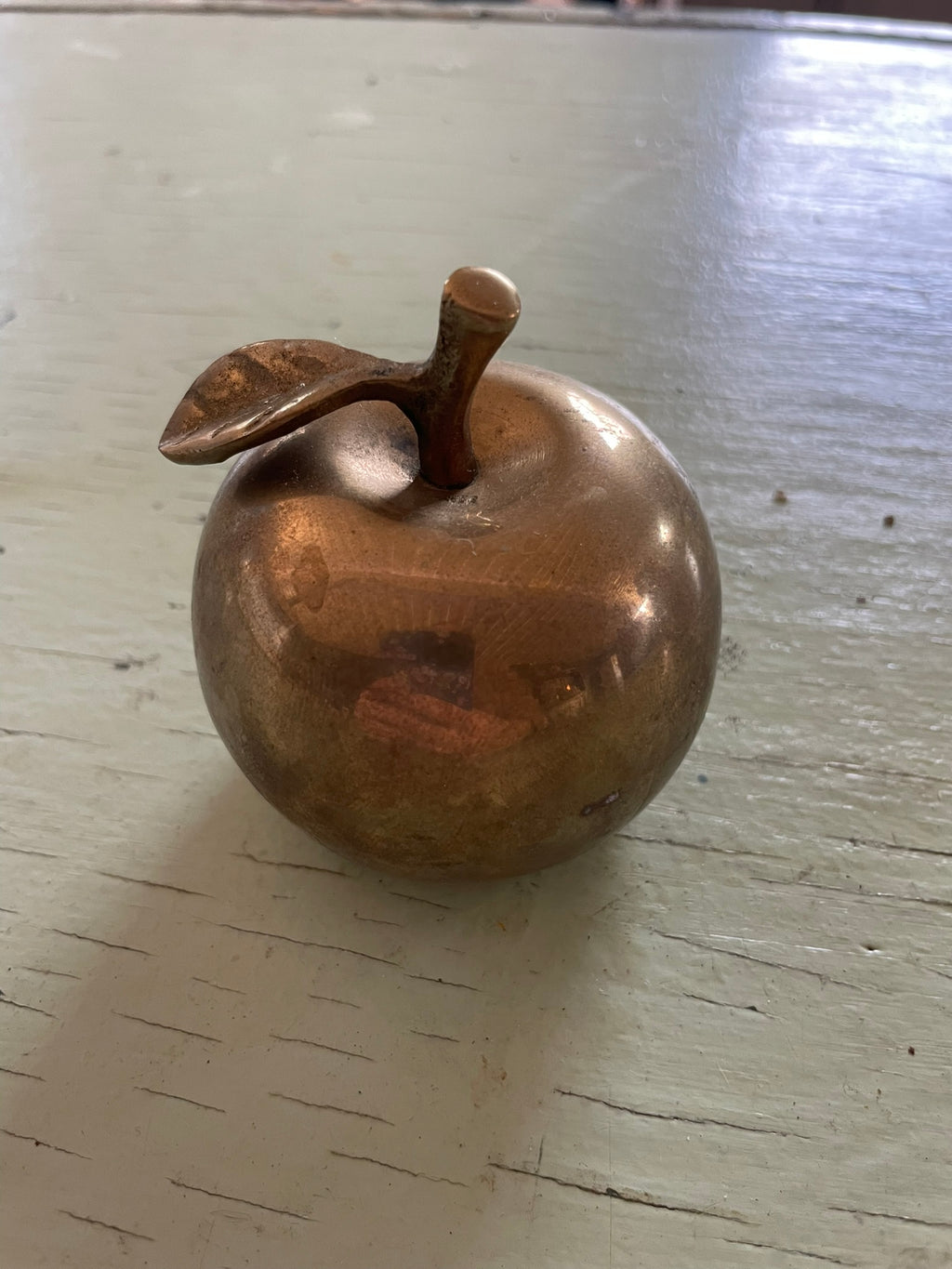 Vintage Brass Apple Bell