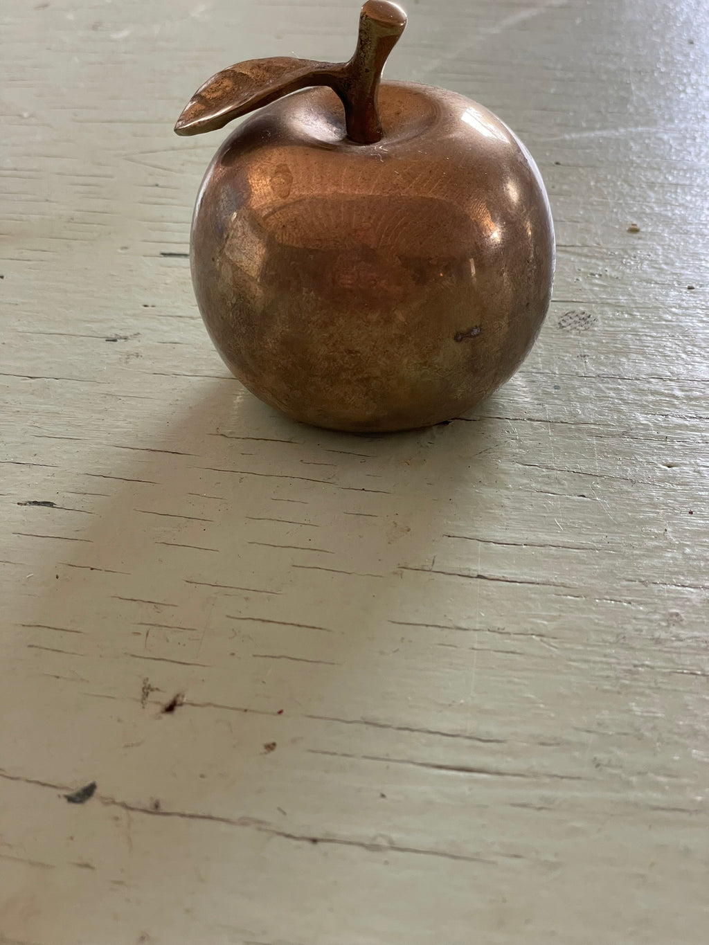 Vintage Brass Apple Bell