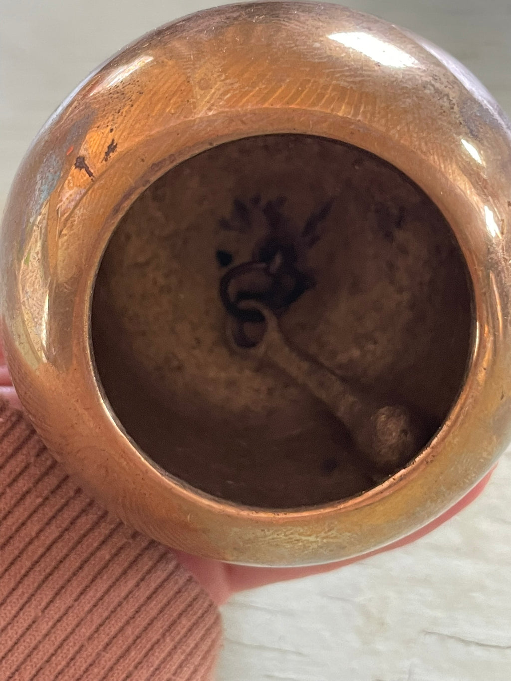 Vintage Brass Apple Bell