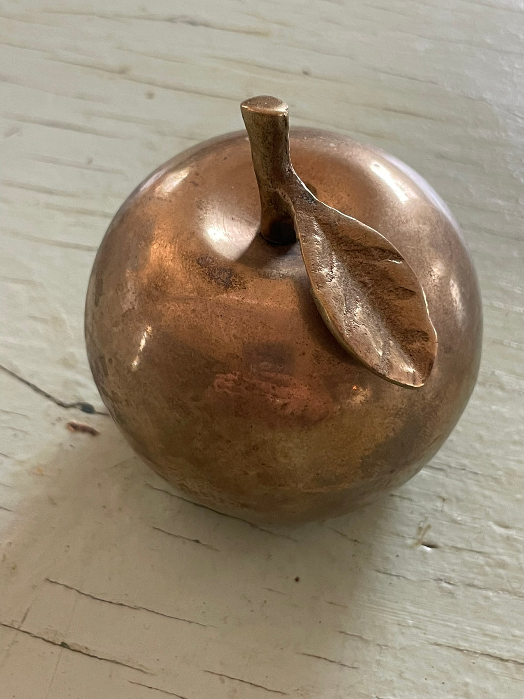 Vintage Brass Apple Bell