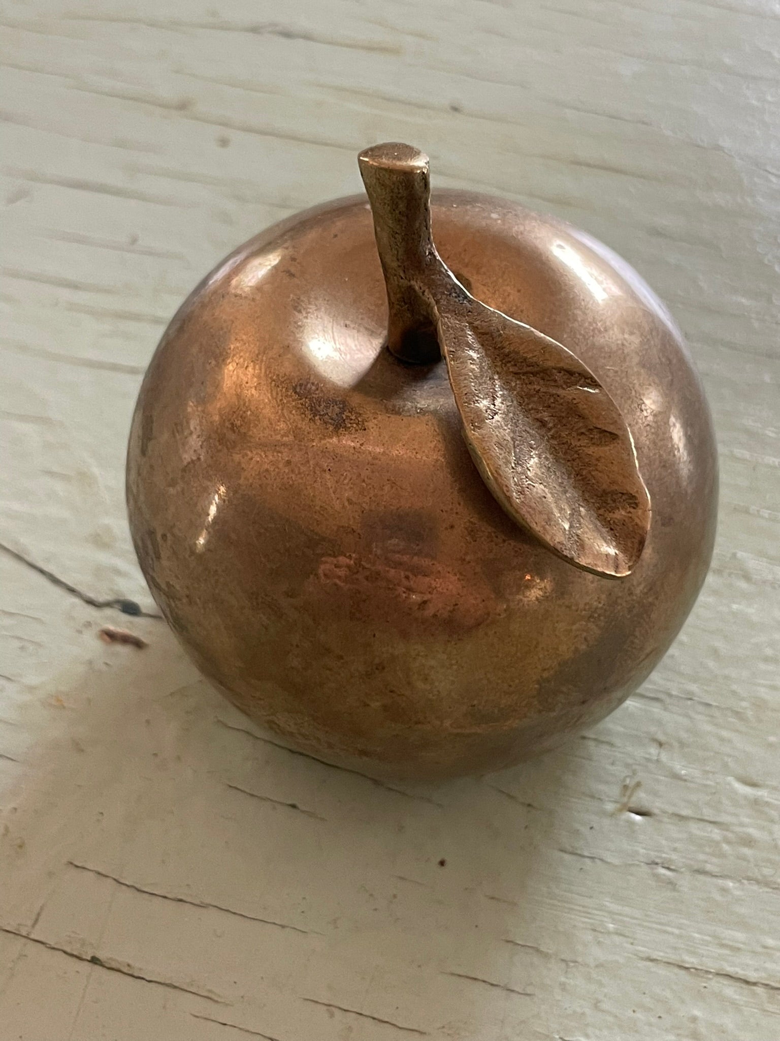 Vintage Brass Apple Bell