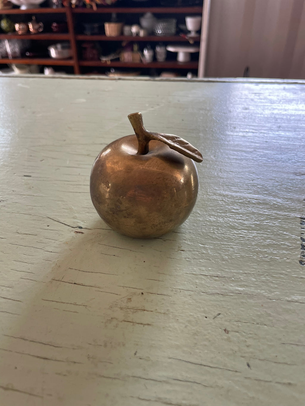 Vintage Brass Apple Bell