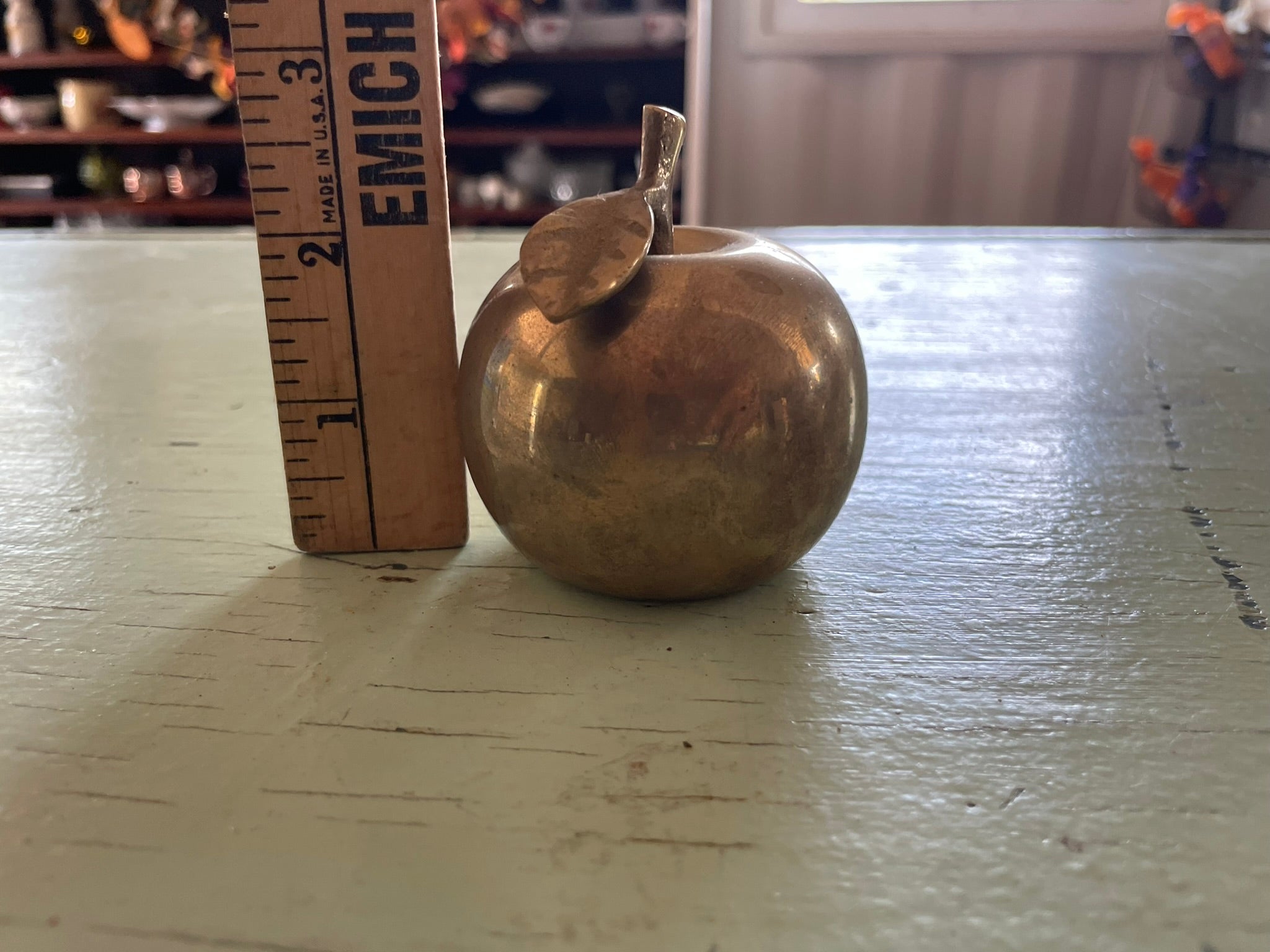 Vintage Brass Apple Bell