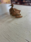 Vintage Brass Duck Family – Set of 4 Graduated Figurines