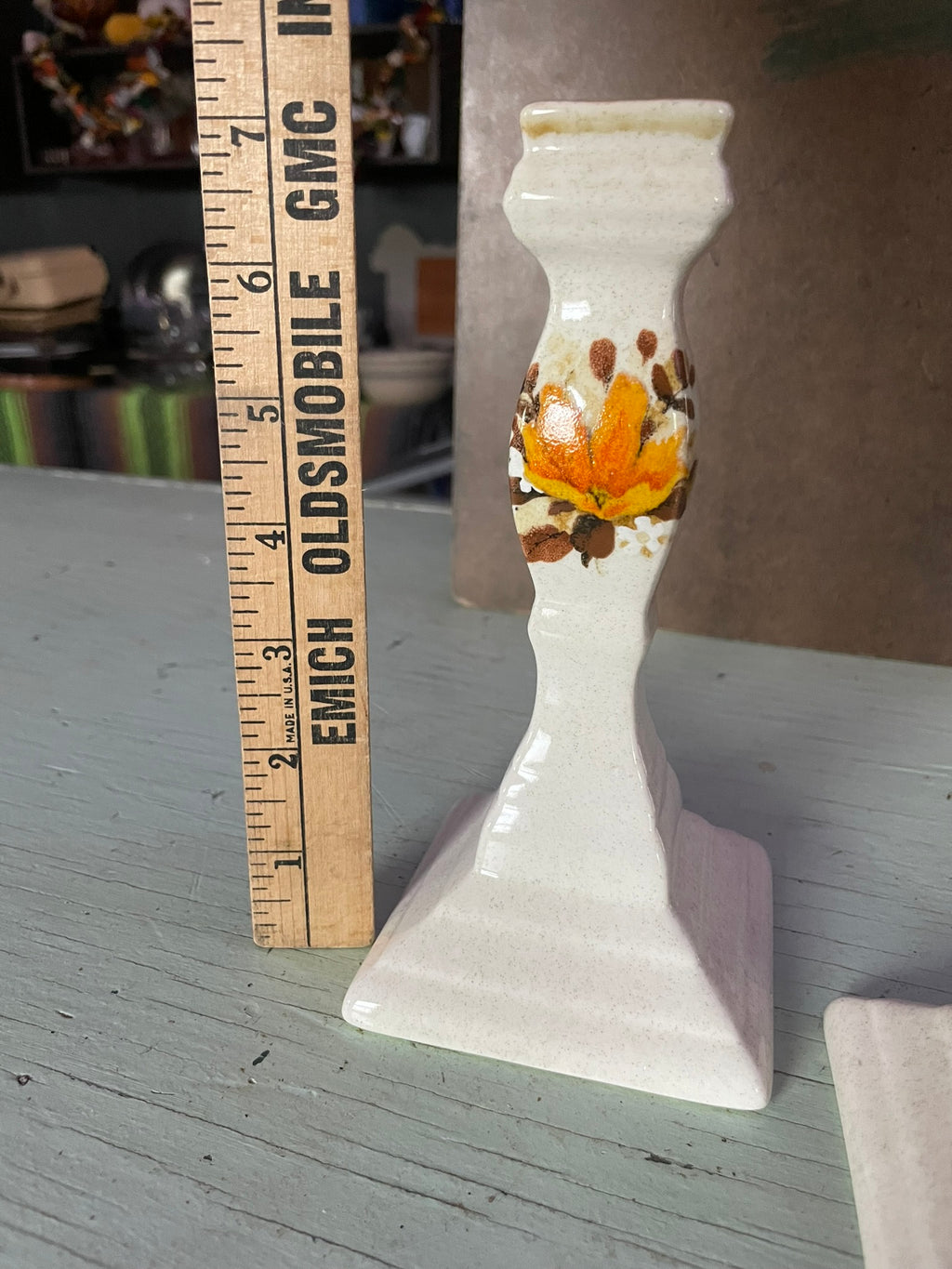 Vintage Mikasa Japan Fall Harvest Candle Holders