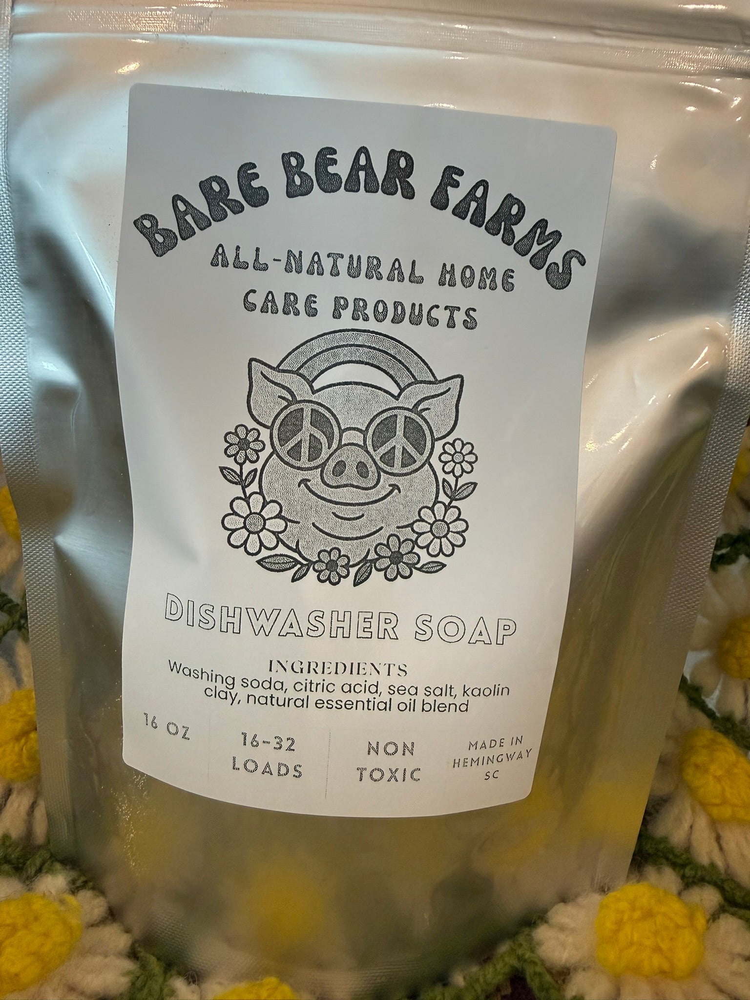 All Natural Dishwasher Soap Powder