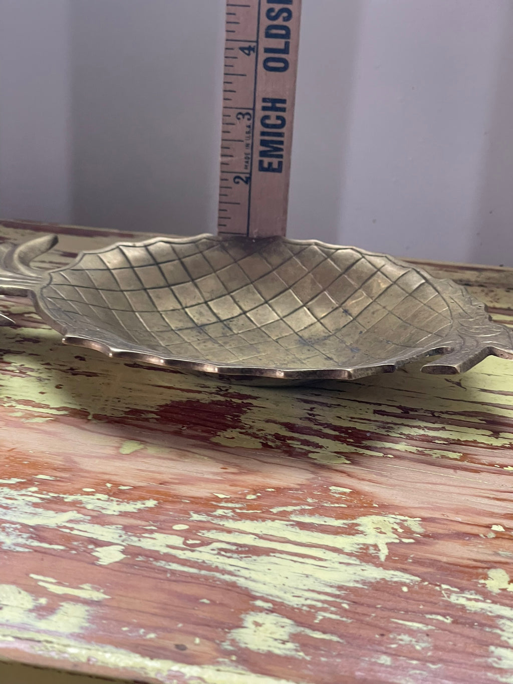 Vintage Solid Brass Pineapple Tray – Handmade in India