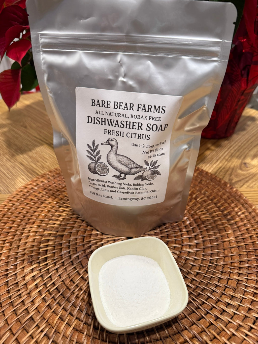 All Natural Dishwasher Soap Powder