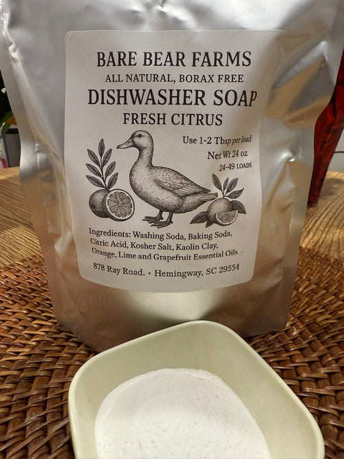 All Natural Dishwasher Soap Powder