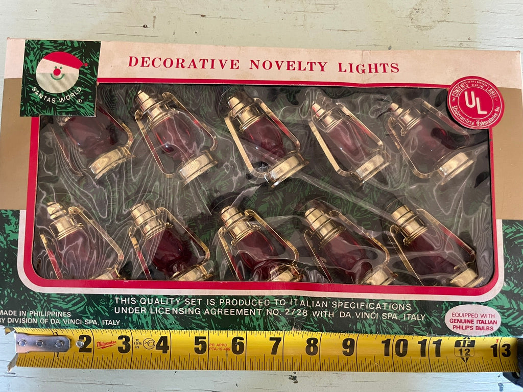 Vintage Lantern Christmas Light Covers - set of 10
