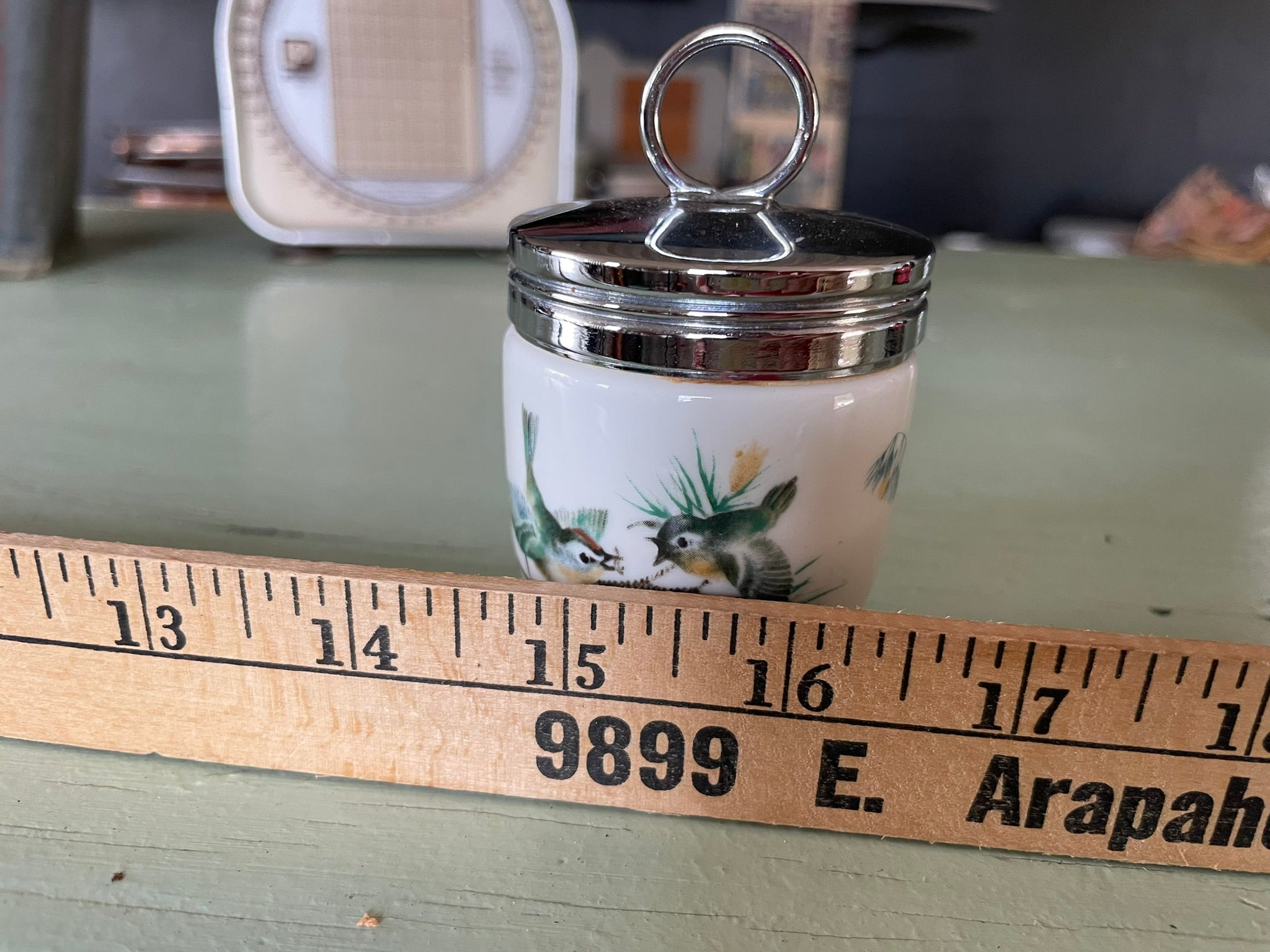 Royal Worchester Porcelain Egg Coddler - Birds