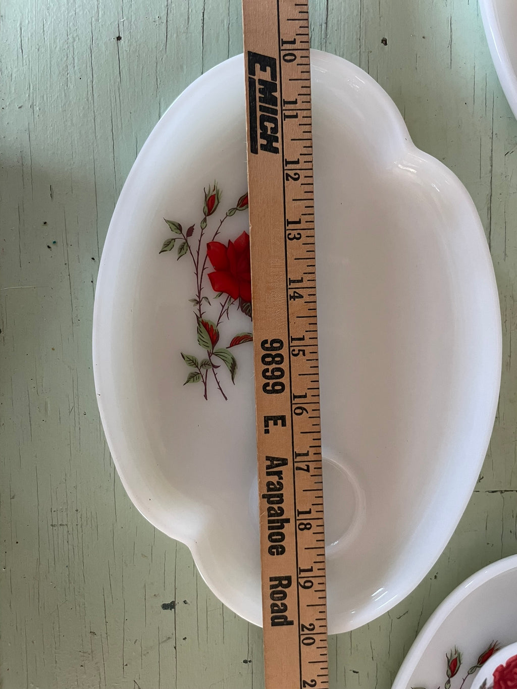 Federal Glass Rosecrest Snack Set – Set of 4